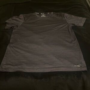 Mens Tek Gear Gray Dry Tek Short Sleeve Tee | Size medium